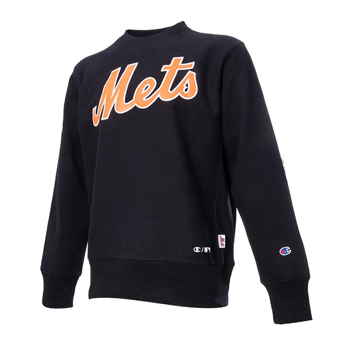 Champion Black Logo Hoodie In Black