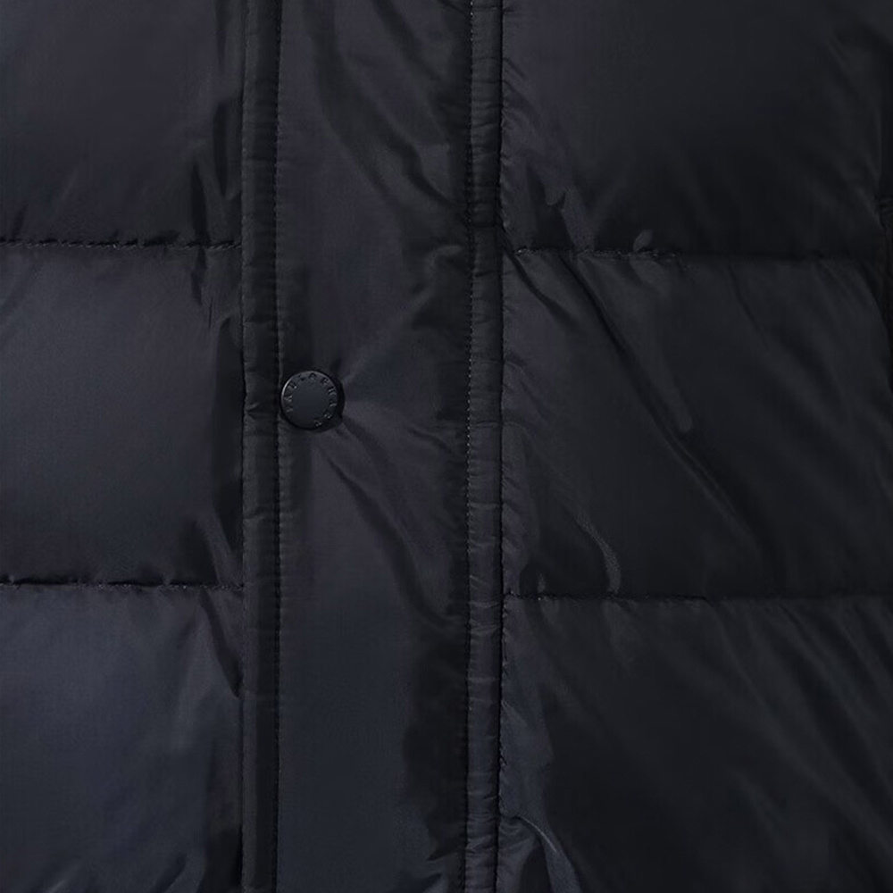 Paul & Shark Hooded Quilted Down Jacket In Black