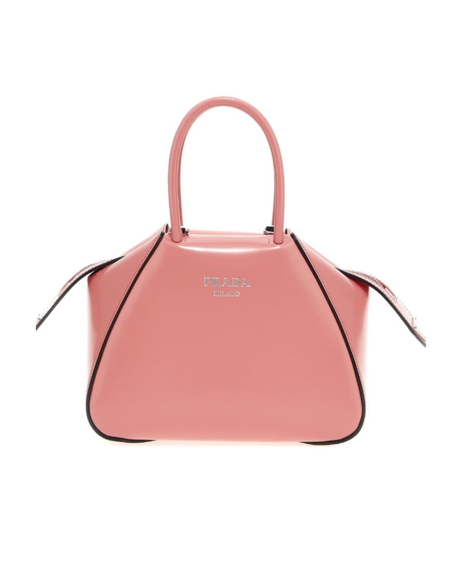 Prada Supernova Brushed Leather Tote Bag In Pink