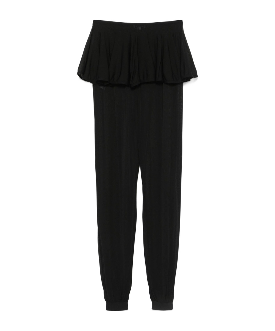 Alaïa Pleated Casual Pants In Black