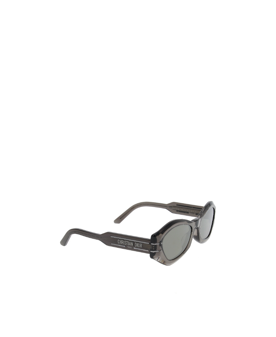 Dior Geometric Frame Sunglasses In Gray