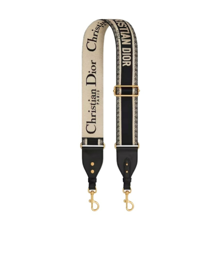 Dior Logo Adjustable Strap In Nude