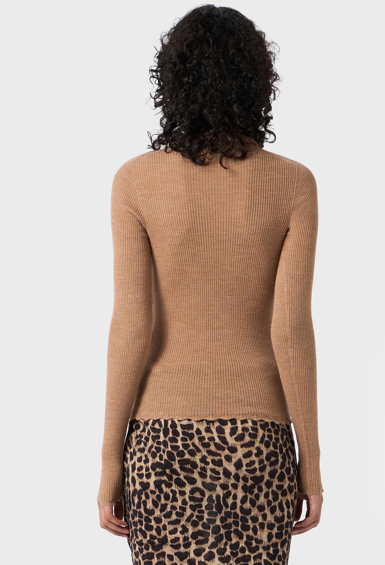 Blumarine Rose Detail Sweater In Pink