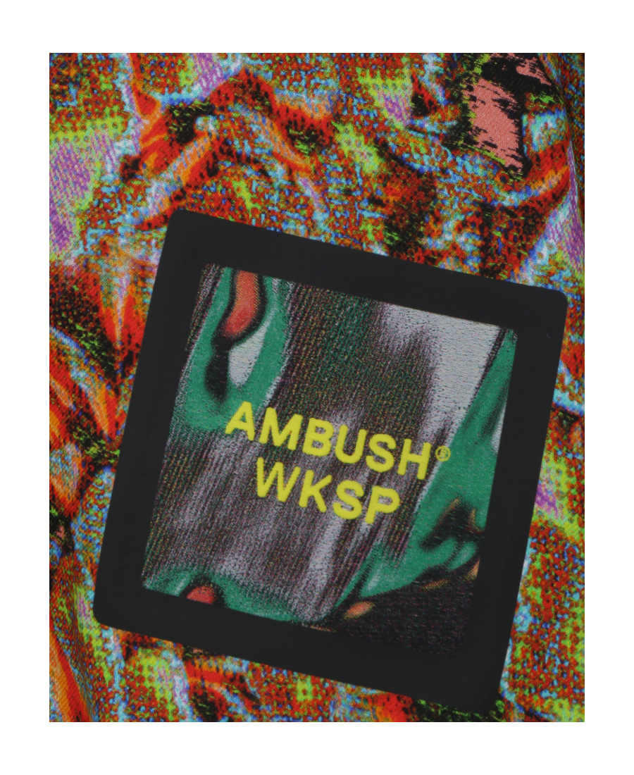Ambush Logo Patch Shirt In Brown