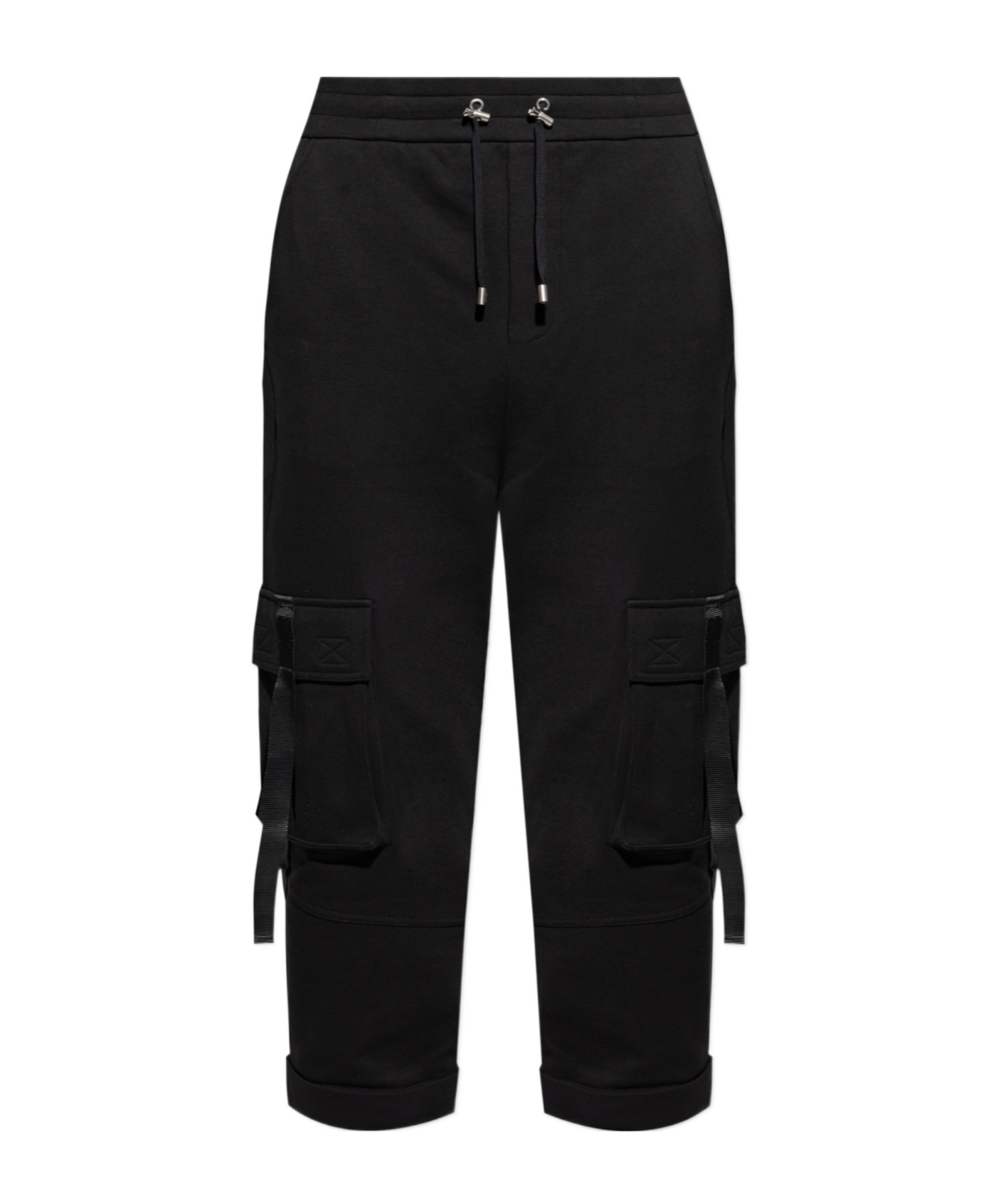 Balmain Kiss-printed Drawstring Sweatpants In Black