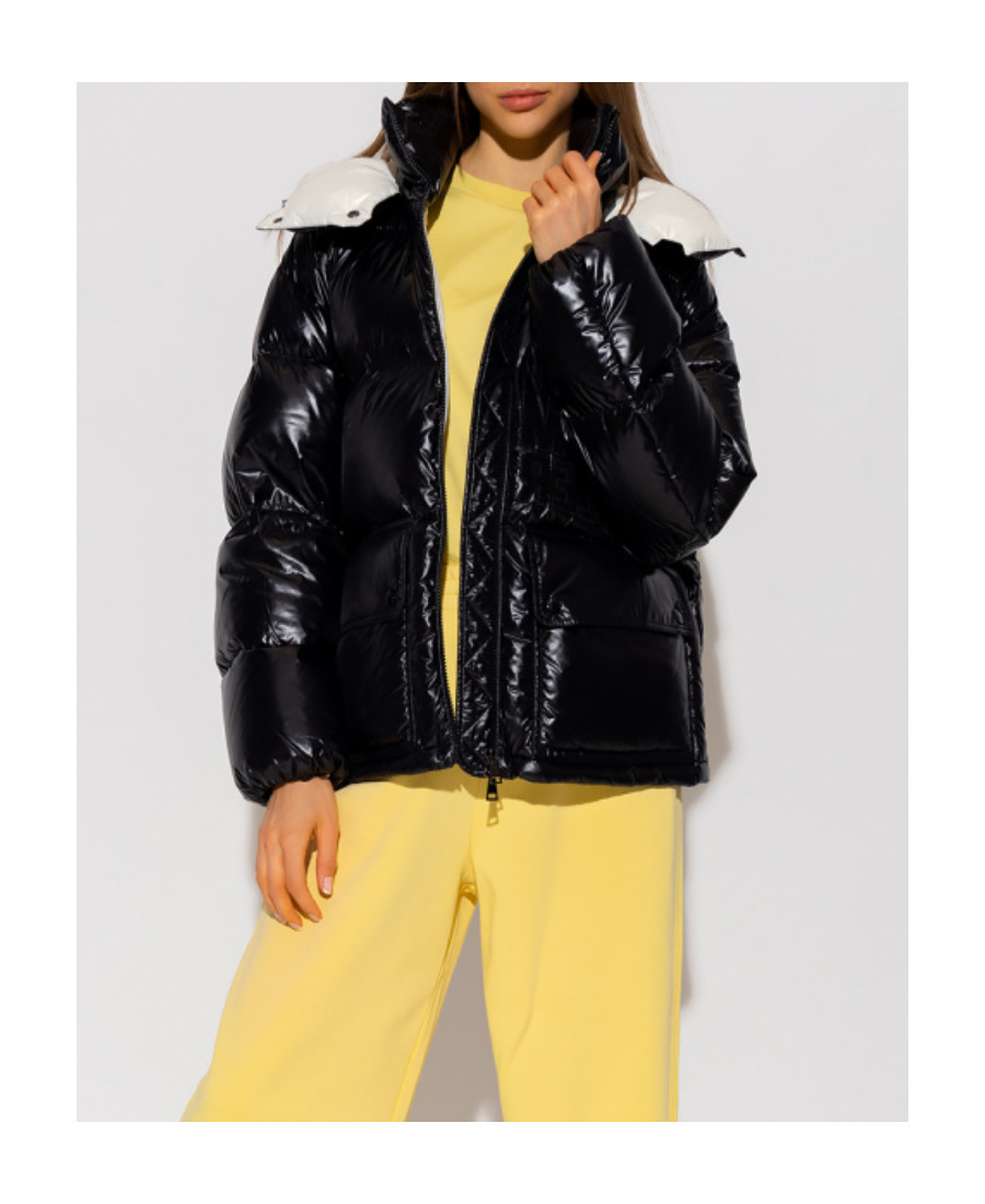Moncler High-neck Puffer Jacket In Black