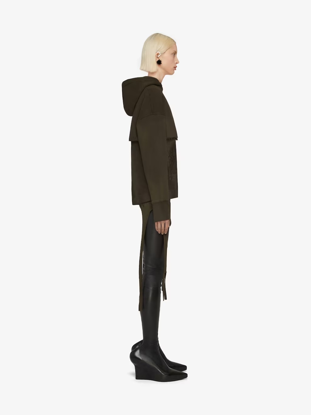 Givenchy Logo Pullover Sweater In Green