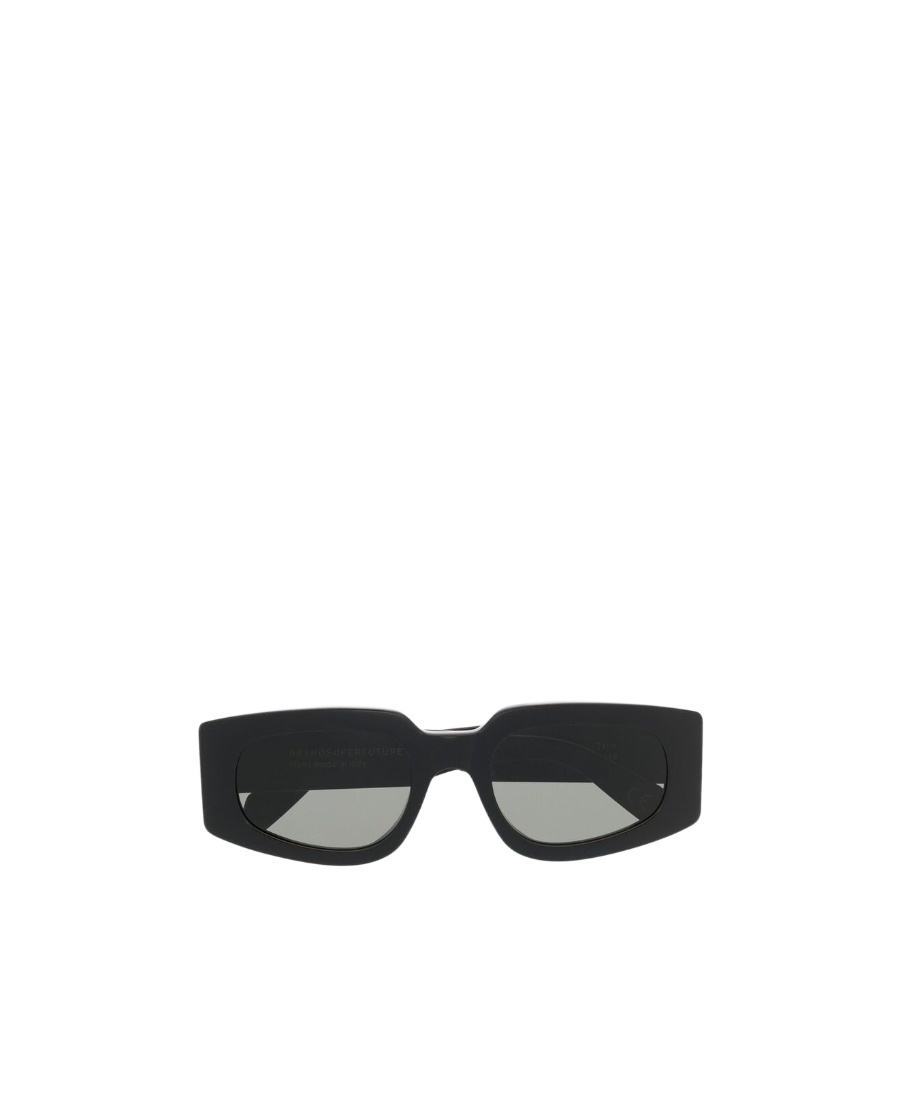 Retrosuperfuture Sculpted-design Sunglasses In Black