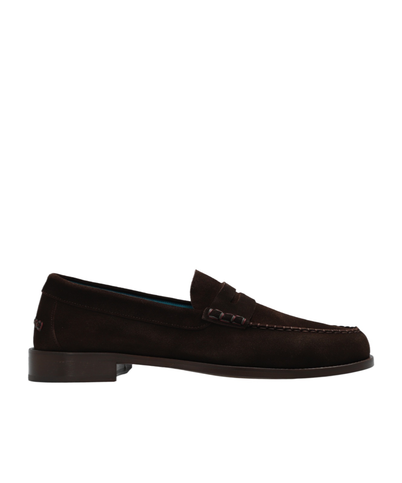 Paul Smith Penny-slot Suede Loafers In Black