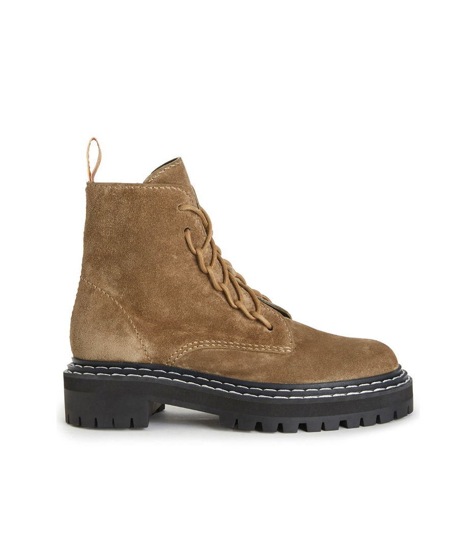 Proenza Schouler Ankle Lace-up Boots In Brown