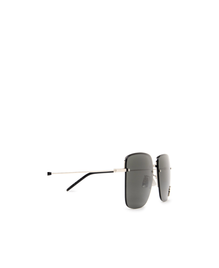Saint Laurent Sl312 Pilot-frame Sunglasses In Gray