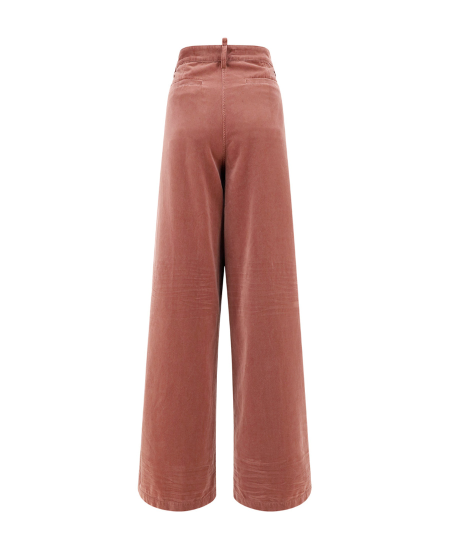 Dsquared2 Traveller Wide-leg Trousers In Brown