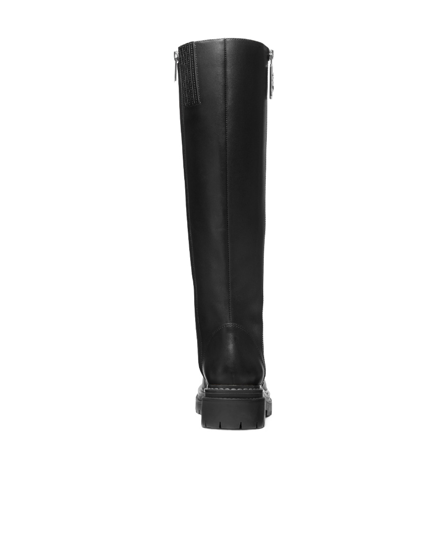 Michael Michael Kors Regan Leather Boots In Black