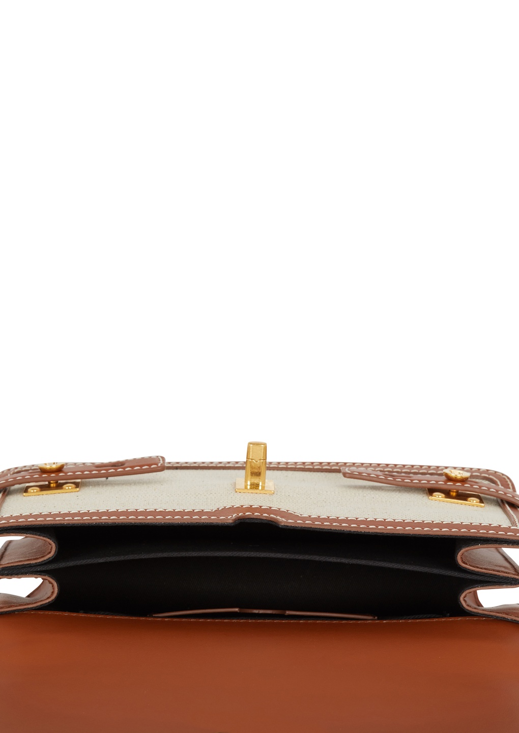 Balmain B-buzz 24 Top Handle Bag In Brown