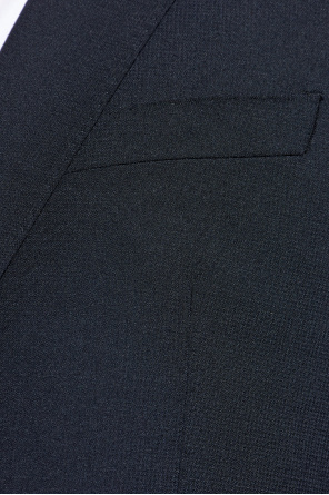 Emporio Armani Single-breasted Wool Suit In Blue