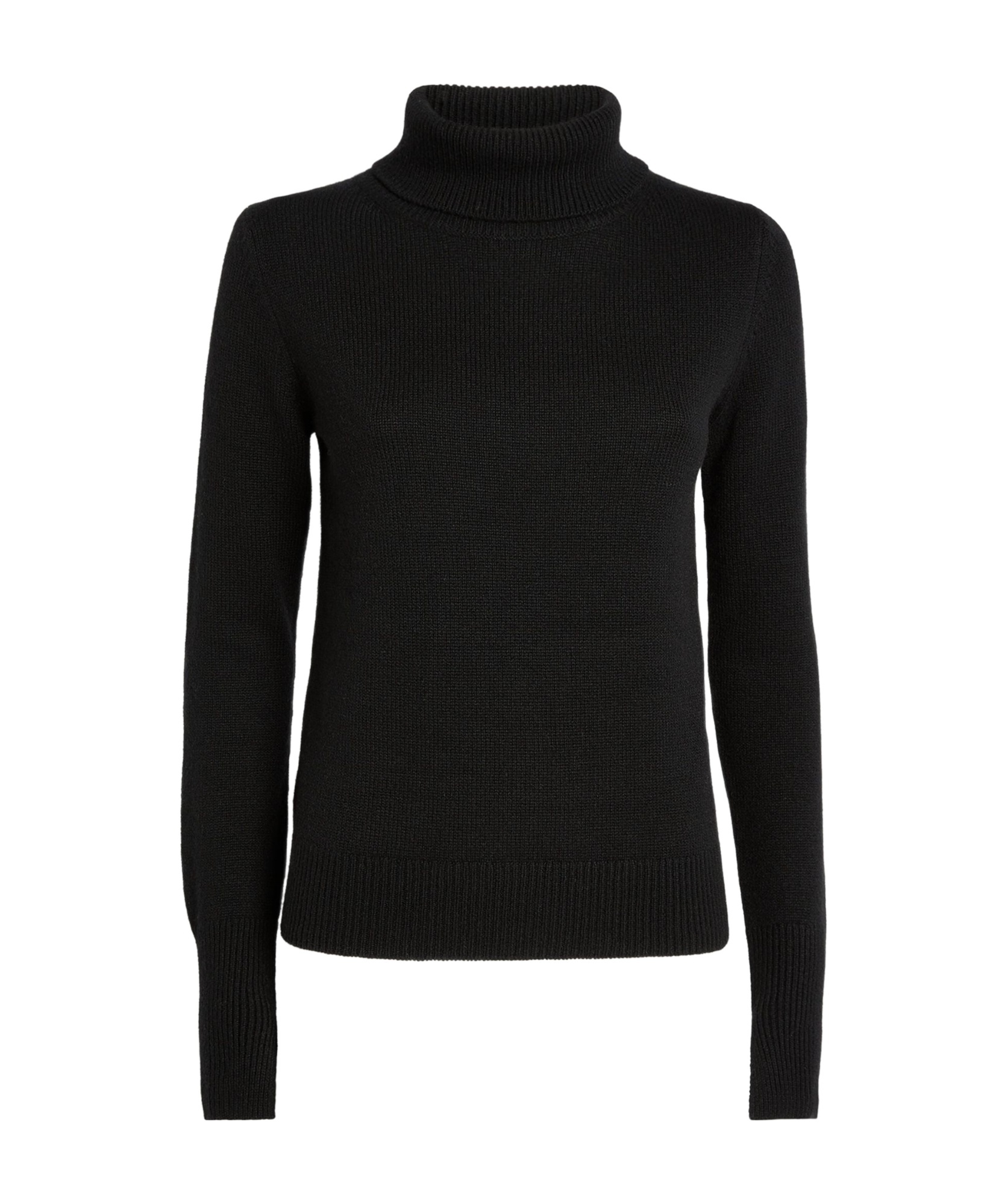 Joseph Roll Neck Cashmere Jumper In Black