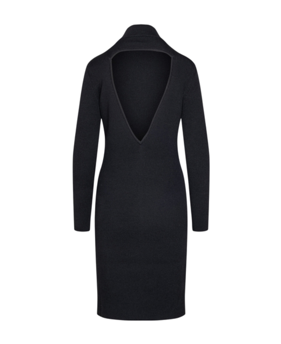 BOTTEGA VENETA HIGH-NECKED AND LONG-SLEEVED DRESS 