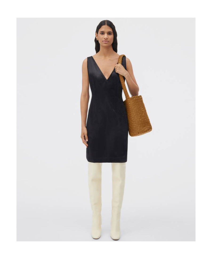 Bottega Veneta Logo Knitted Bucket Shoulder Bag In Brown