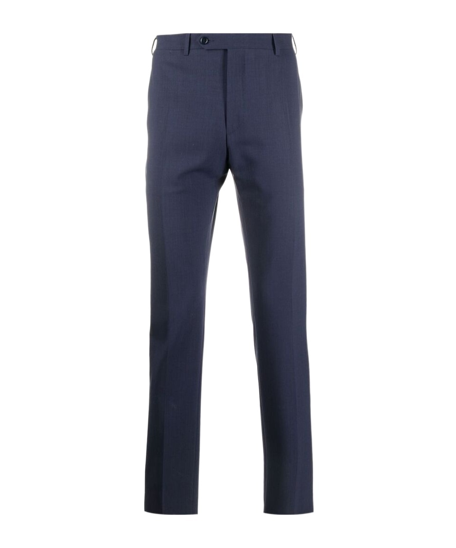 Canali Belt-loop Trousers In Black