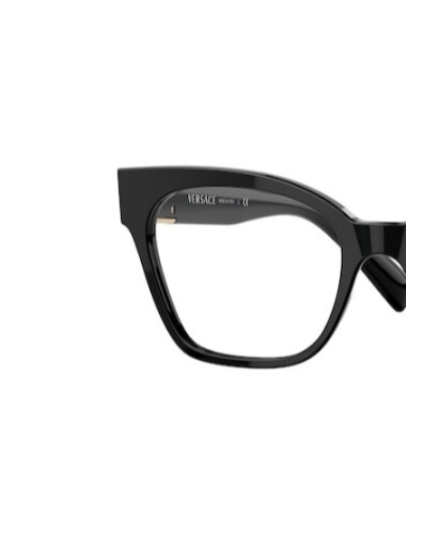 Versace Black Logo Flat Mirror In Black