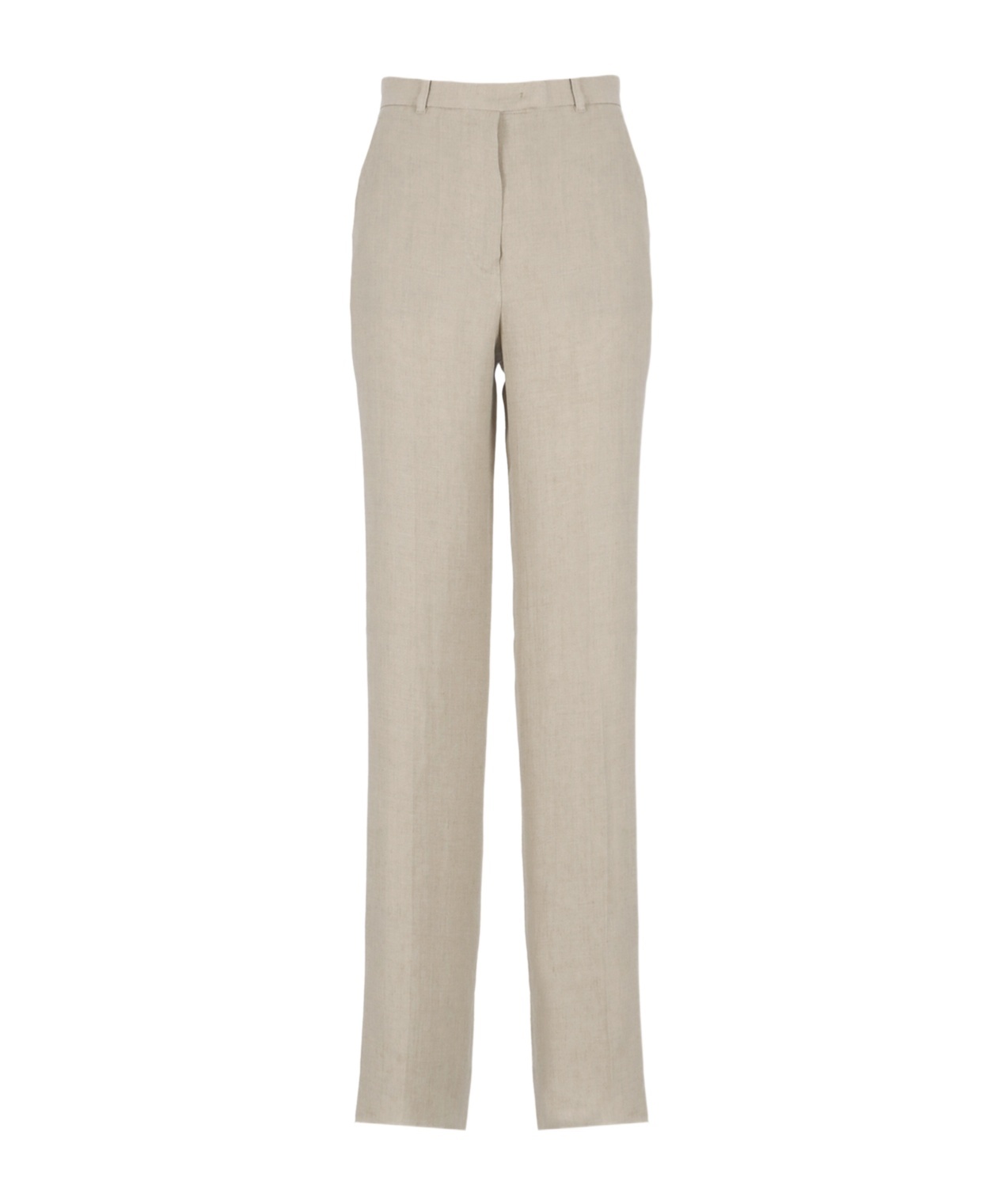 Max Mara Straight Casual Pants In Nude