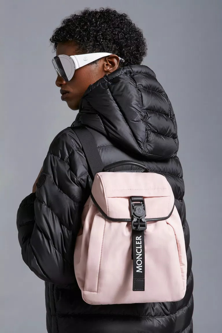 MONCLER MONCLER LOGO PRINTED BACKPACK 