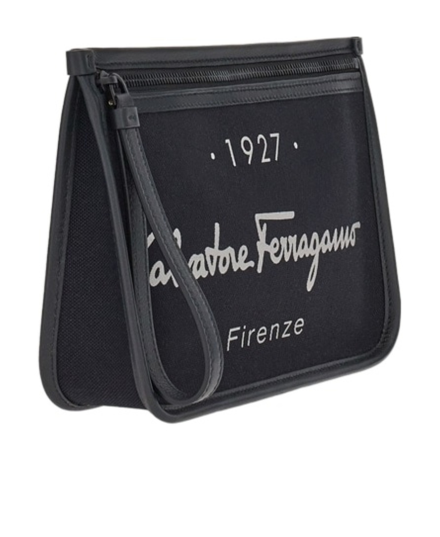 Ferragamo 1927 Signature Handbag In Black
