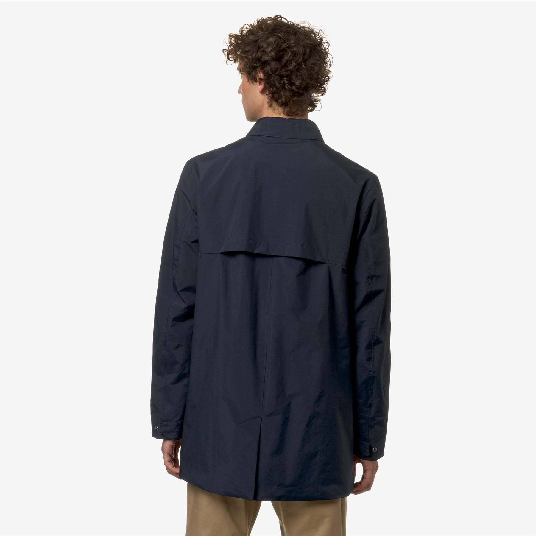 K-way Benny Warm Ottoman Jacket In Blue