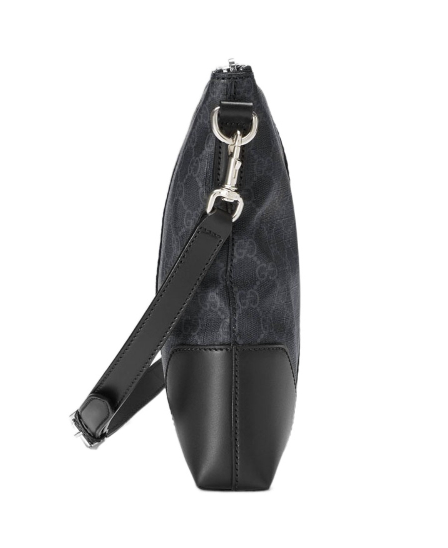 Gucci Gg Messenger Bag In Black