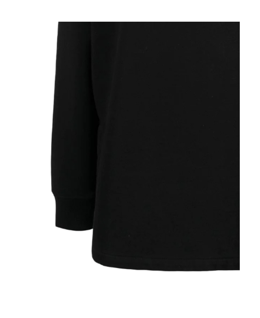Off-white Embroidered Floral Arrow Sweatshirt Dress In Black