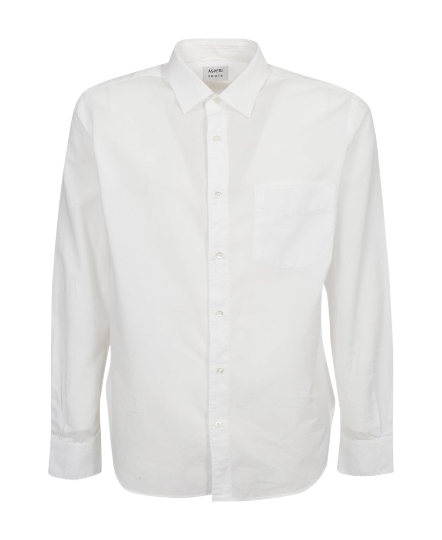 ASPESI LONG-SLEEVE COTTON SHIRT