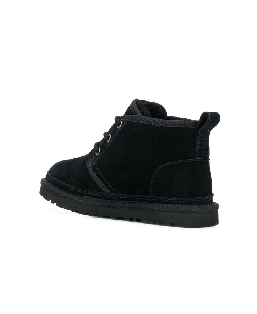 Ugg Round-head Laced Boots In Black