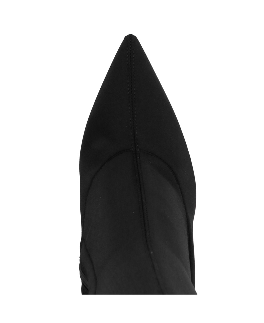 Gianvito Rossi Stretch Twill 100mm Over-the-knee Boots In Black