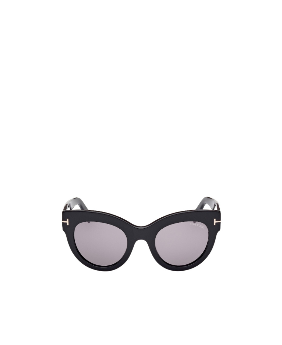 Tom Ford Lucilla 51mm Gradient Cat Eye Sunglasses In Black