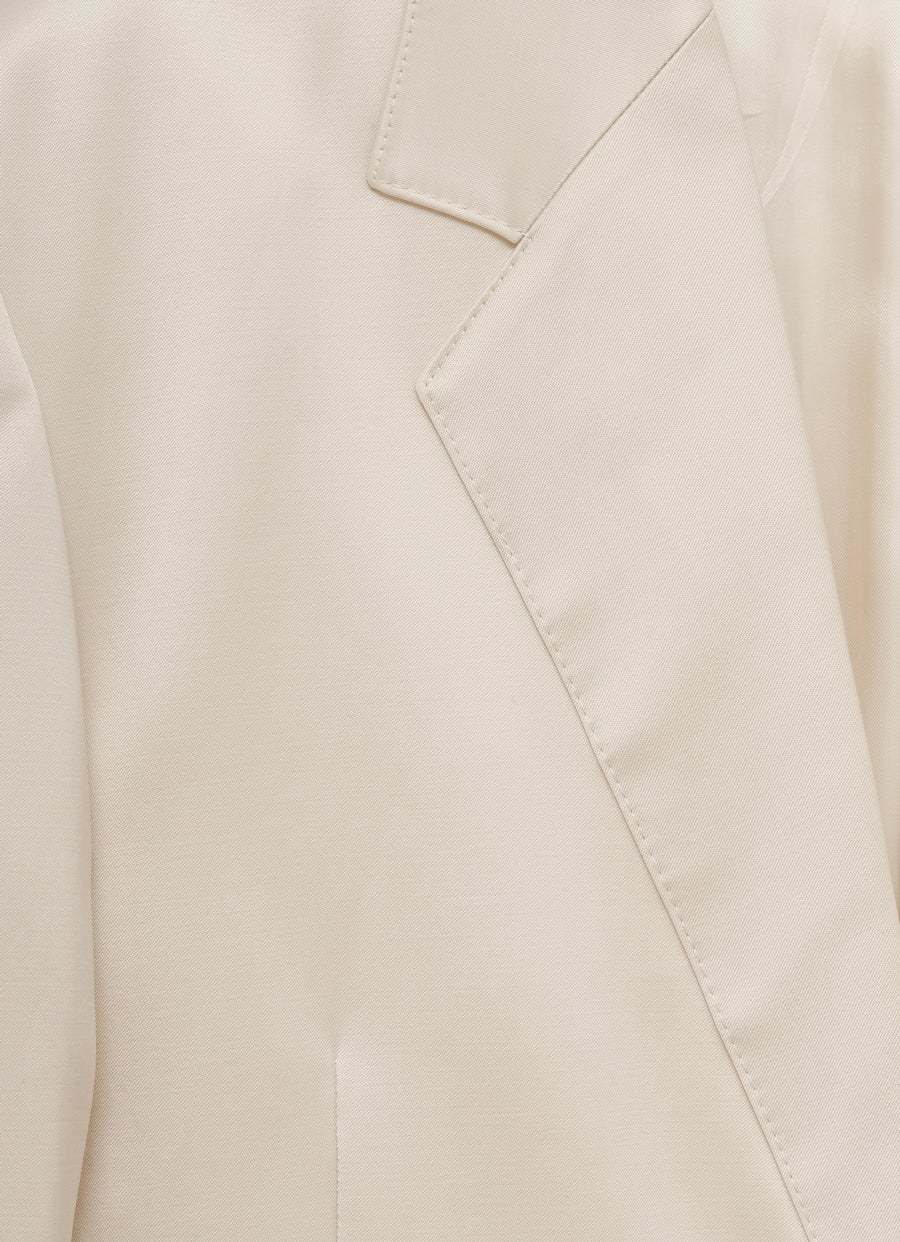 Totême Single-breasted Blazer In White