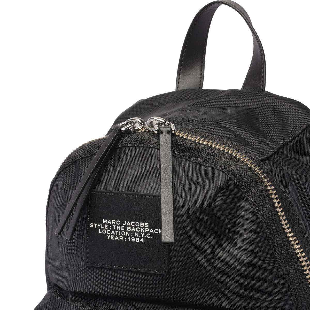 Marc Jacobs The Biker Nylon Medium Backpack Bags In Black
