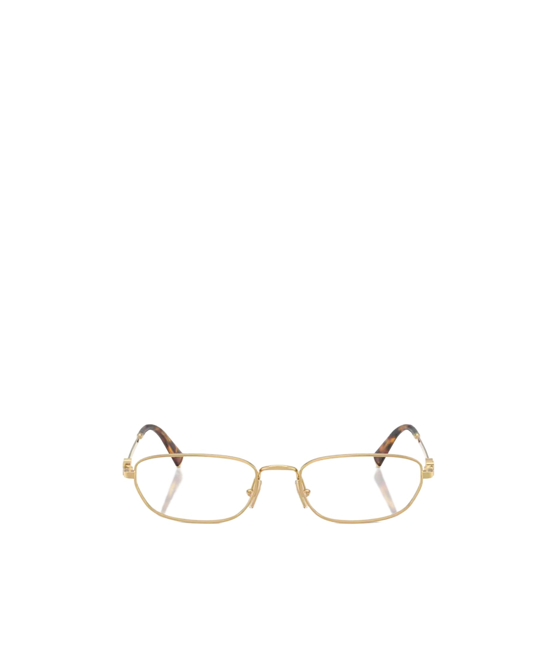 Miu Miu Full Frame Plain Mirror In Gold