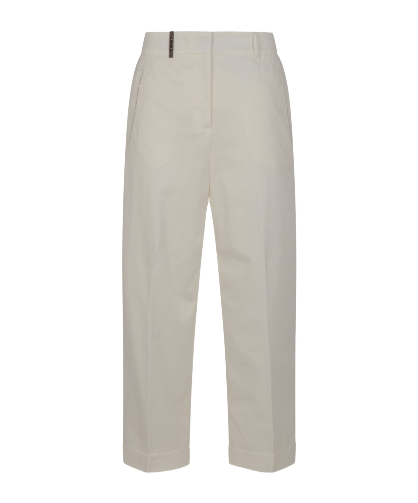Peserico Belt-loop Casual Pants In Nude