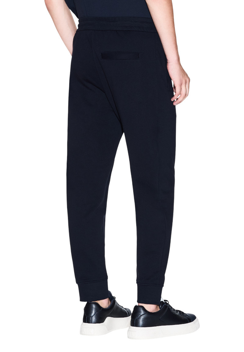 Armani Exchange Logo Jogging Pants In Blue