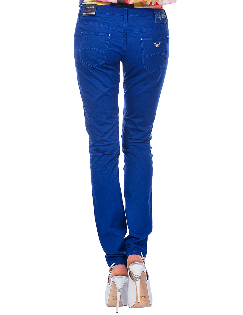 Armani Jeans Logo Details Jeans In Blue