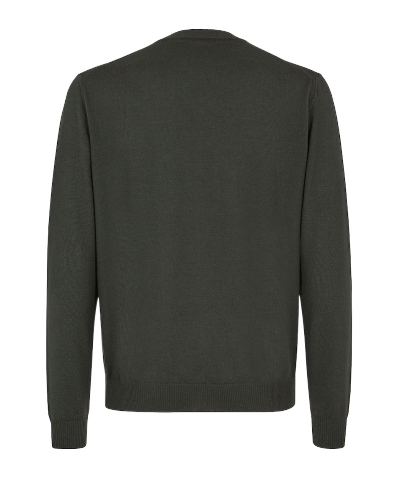 Fendi Ff-embossed Sweater In Black