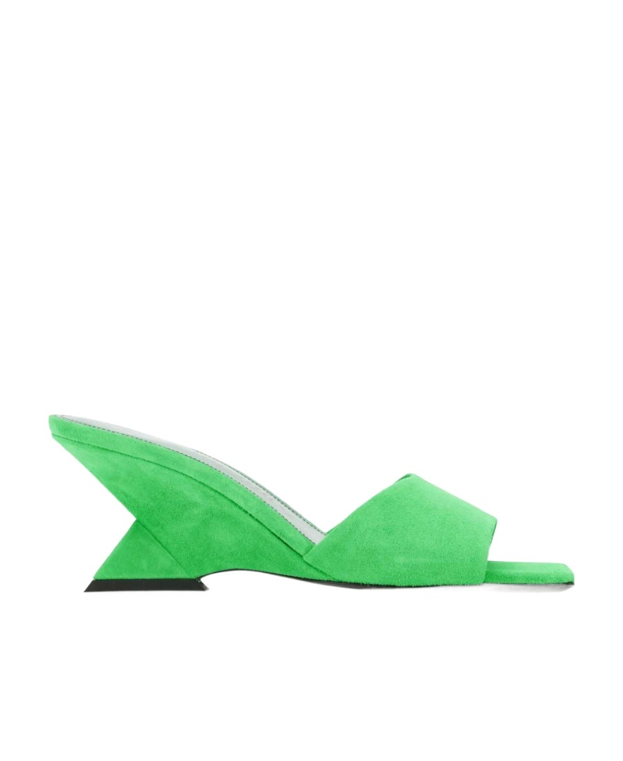 Attico Cheope 60 Mule In Green