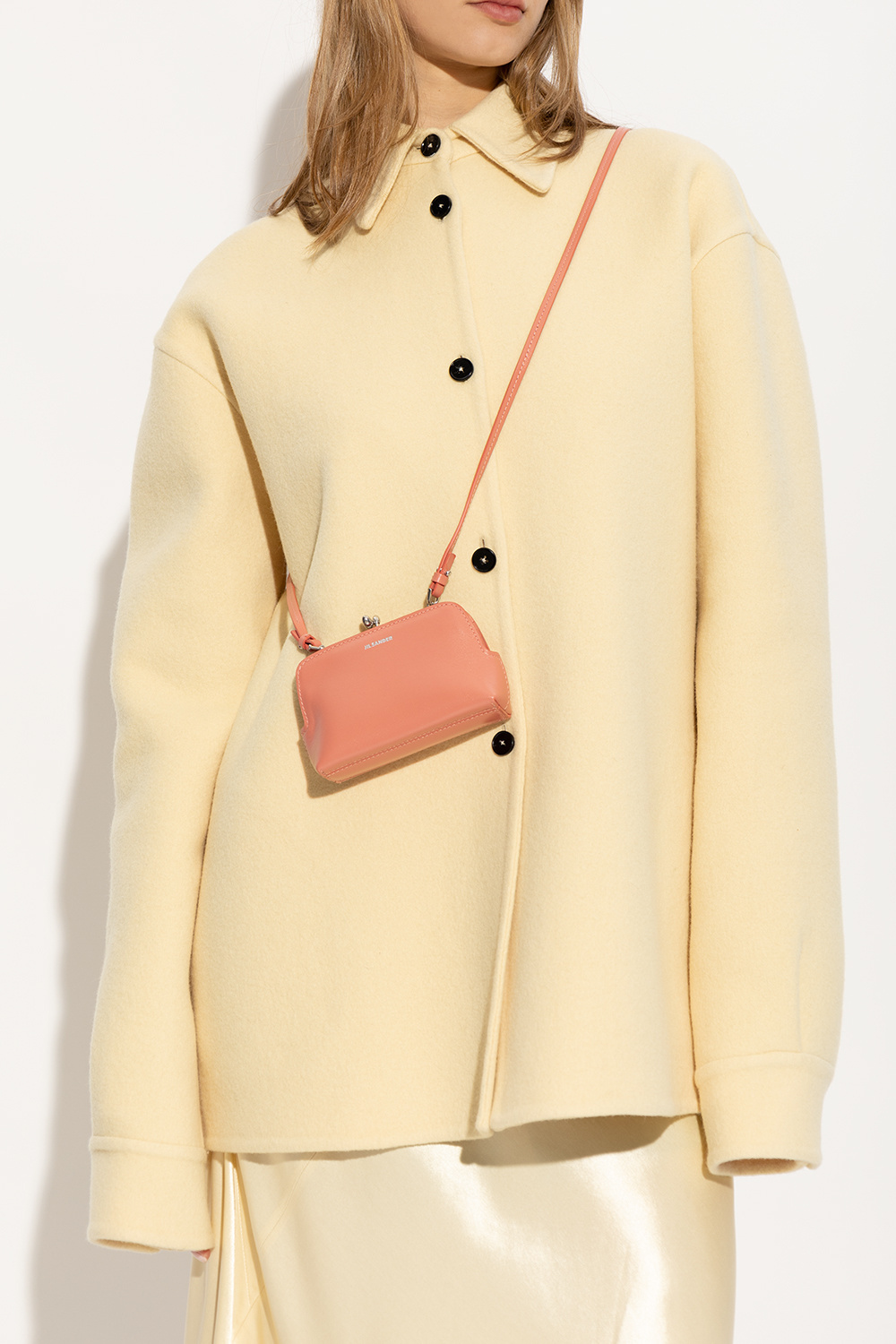 Jil Sander Leather Mini-bag In Pink