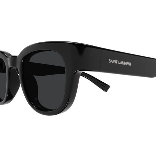 Saint Laurent 675 Square-frame Sunglasses In Black