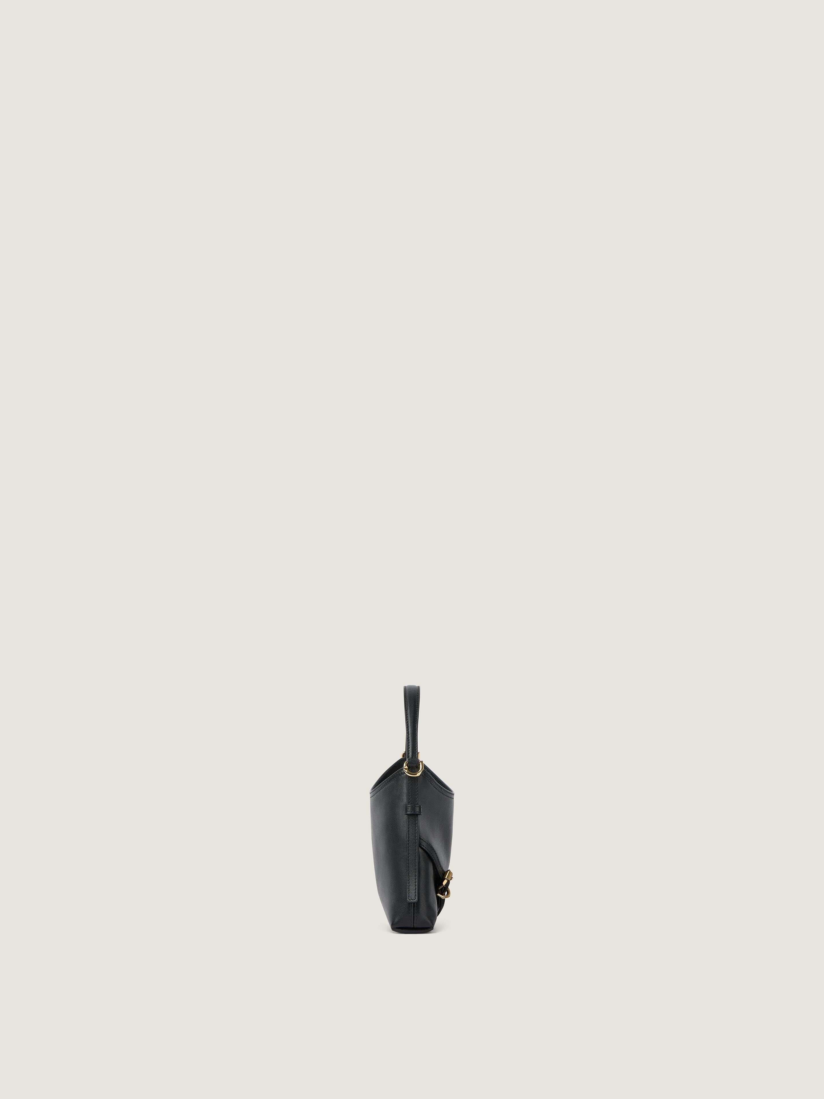 Givenchy Voyou Nano Grained-leather Top Handle Bag In Black