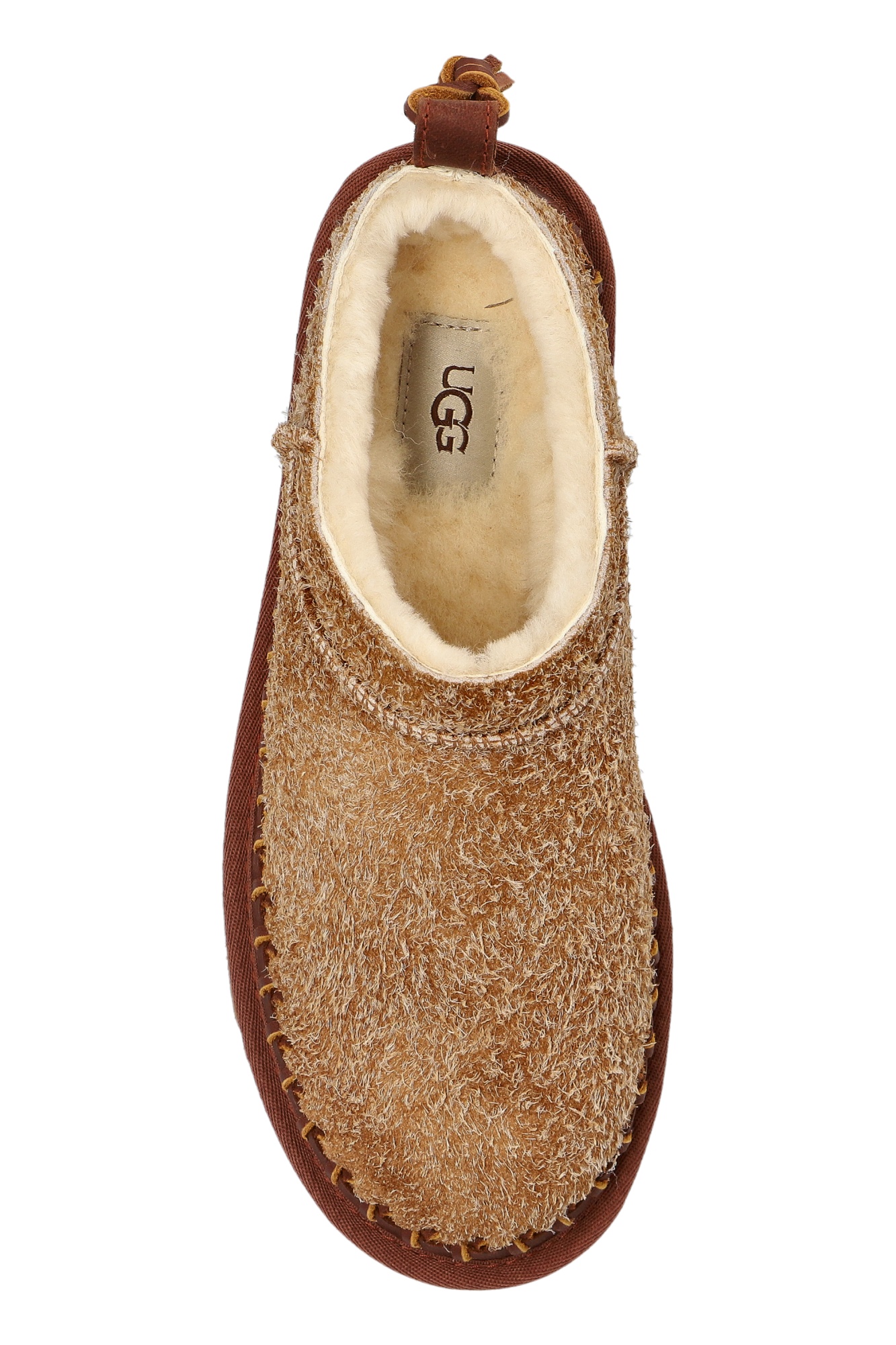 Ugg Round Toe Flat Shoes In Brown
