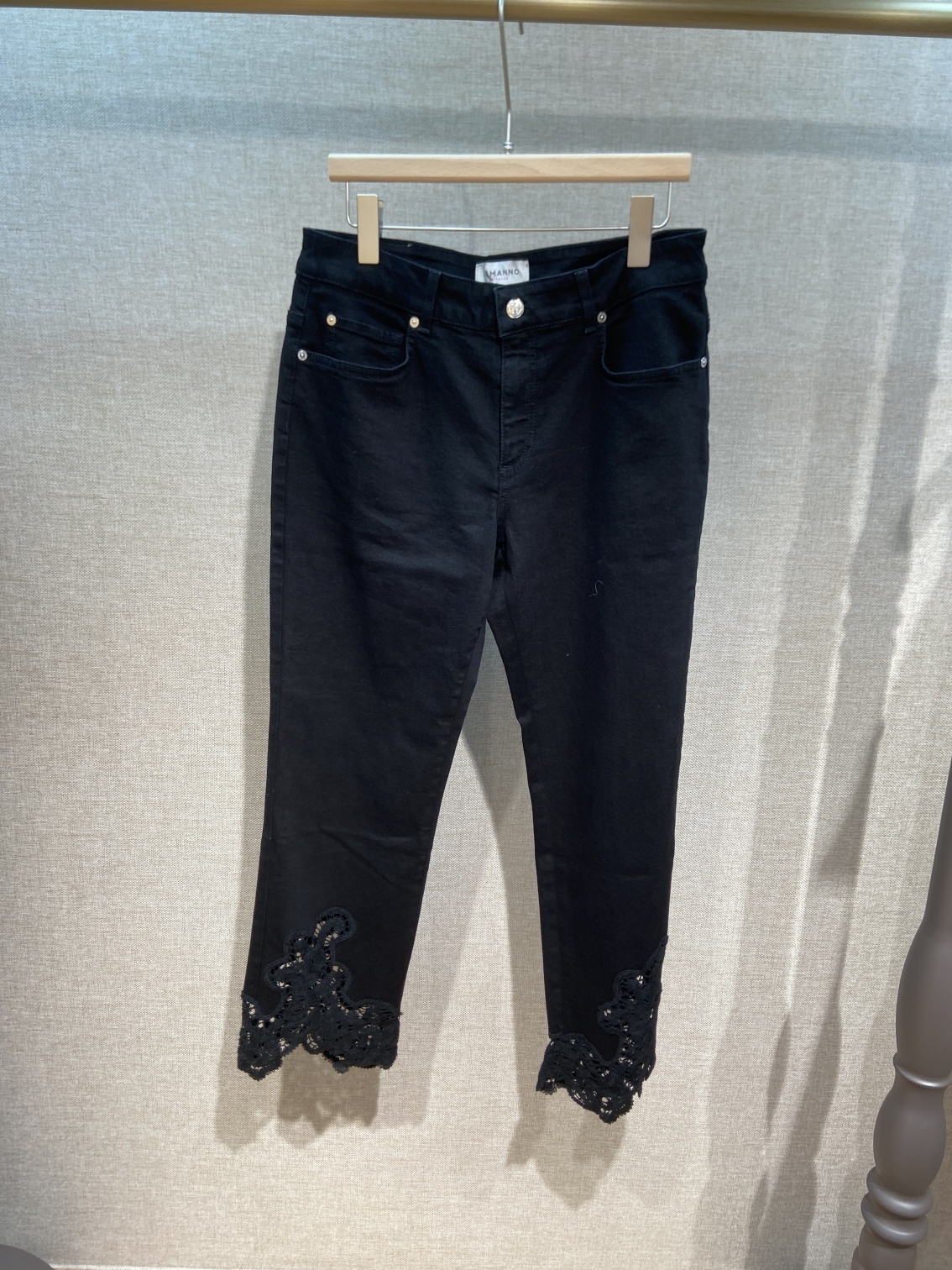 Ermanno Firenze Denim Trousers With Belt Loops
