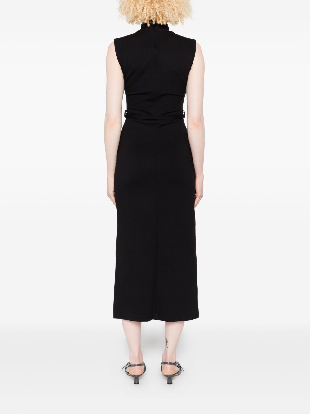Liu •jo Zipper Dress In Black