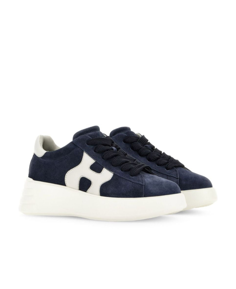 Hogan Rebel Leather Sneakers In White