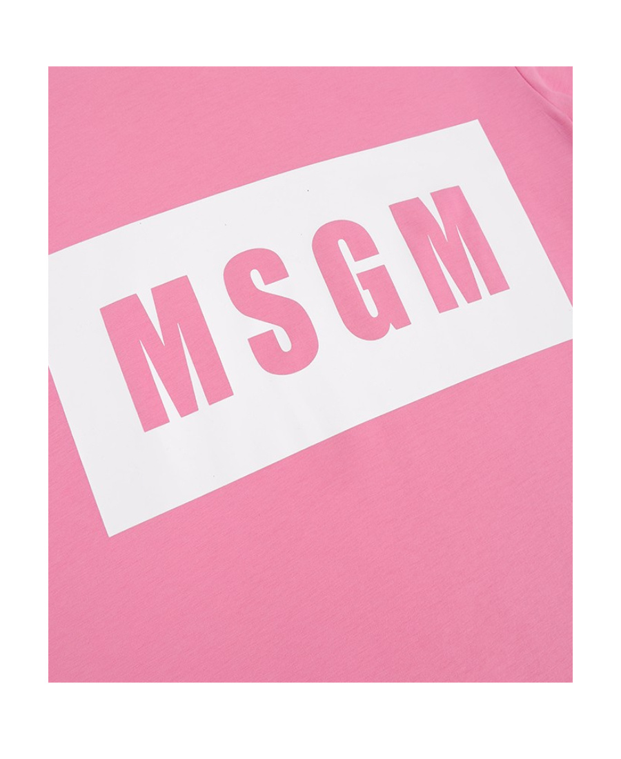 Msgm Woman T-shirt Magenta Size M Cotton In Pink